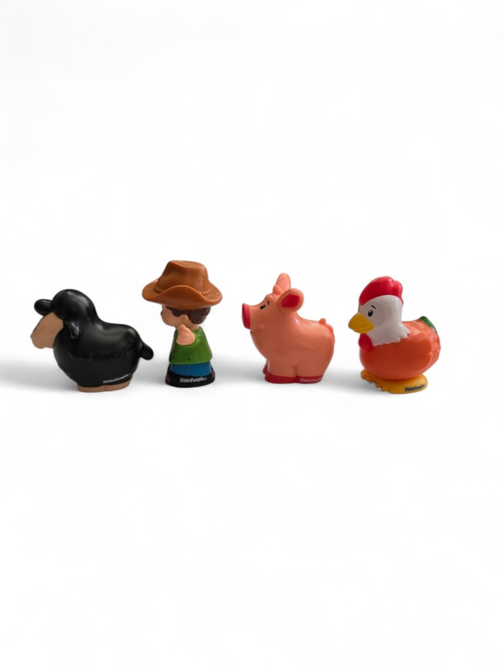 Fisher Price Little People Farm Animals & Farmer Bundle Pig Sheep Chicken Toys - Picture 4 of 10